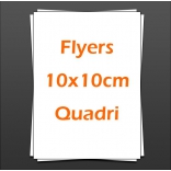 Flyers 10x10cm quadri